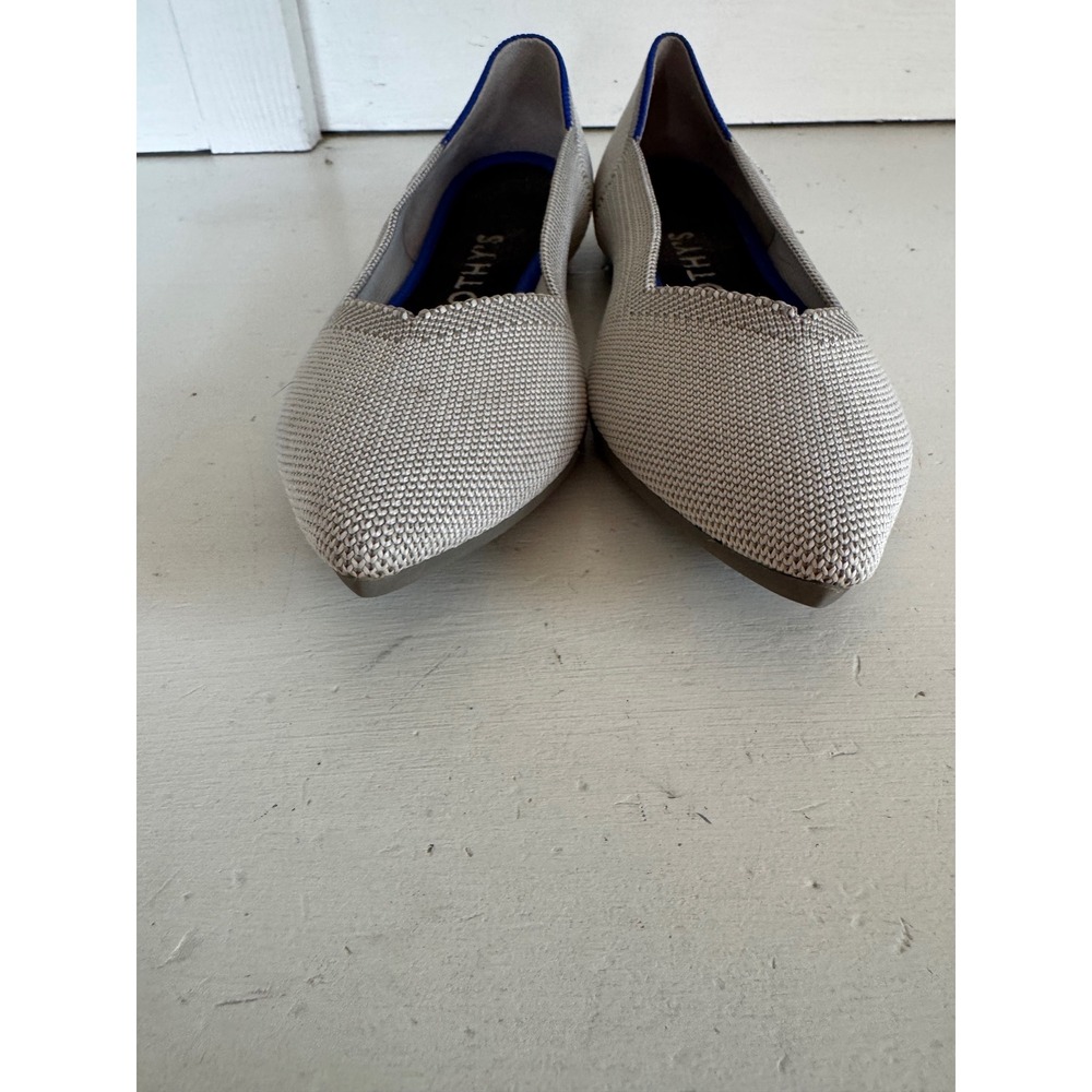 Rothy's The Point Flats in light gray - Picture 3 of 11